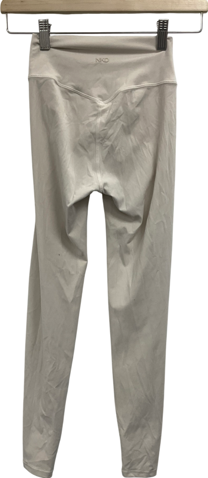 NKD Apparel Cream Ultra High Waisted Leggings UK S