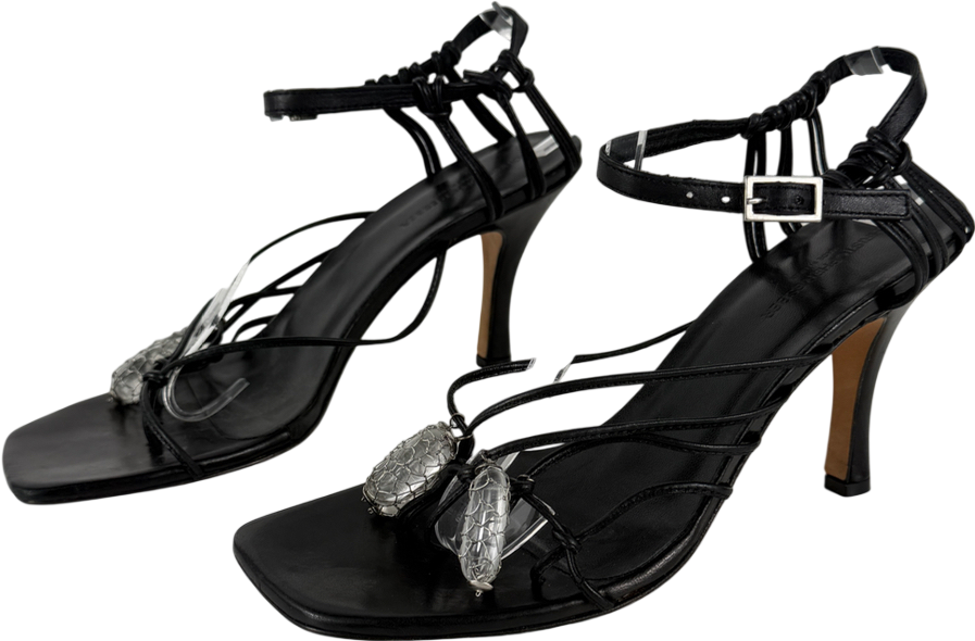 Christopher Esber Black Valletta Sandals In Calf Leather UK 6 EU 39 👠