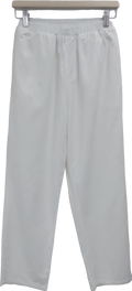 The Couture Club White Embroidered Emblem Trousers UK 6