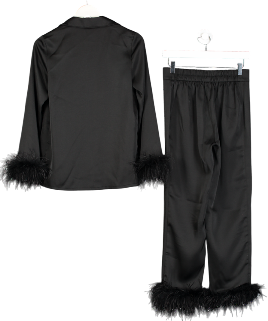 Nadine Merabi Darcie Black Pyjama Co-ord UK XS