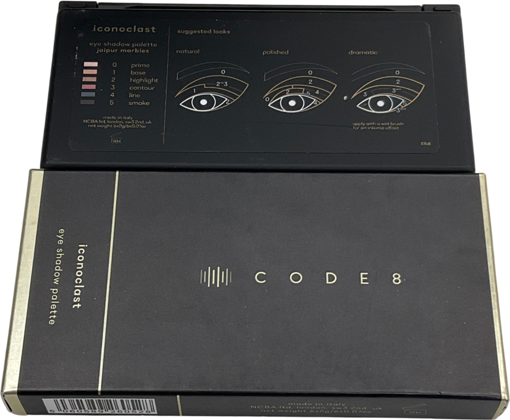 Code 8 Iconoclast Eyeshadow Palette Jaipur Marbles 6x2g