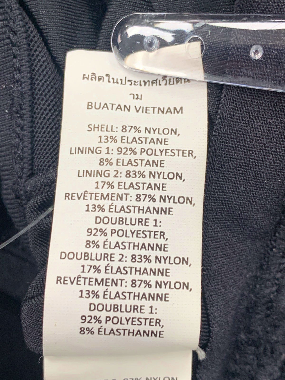 Alo Black Wild Thing Bra UK S