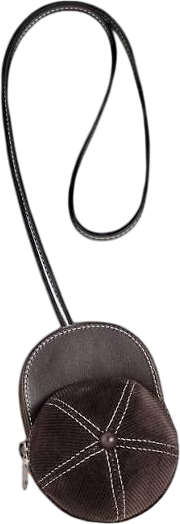 JW ANDERSON  Bag  - Black Leather Nano Cap Cross-body