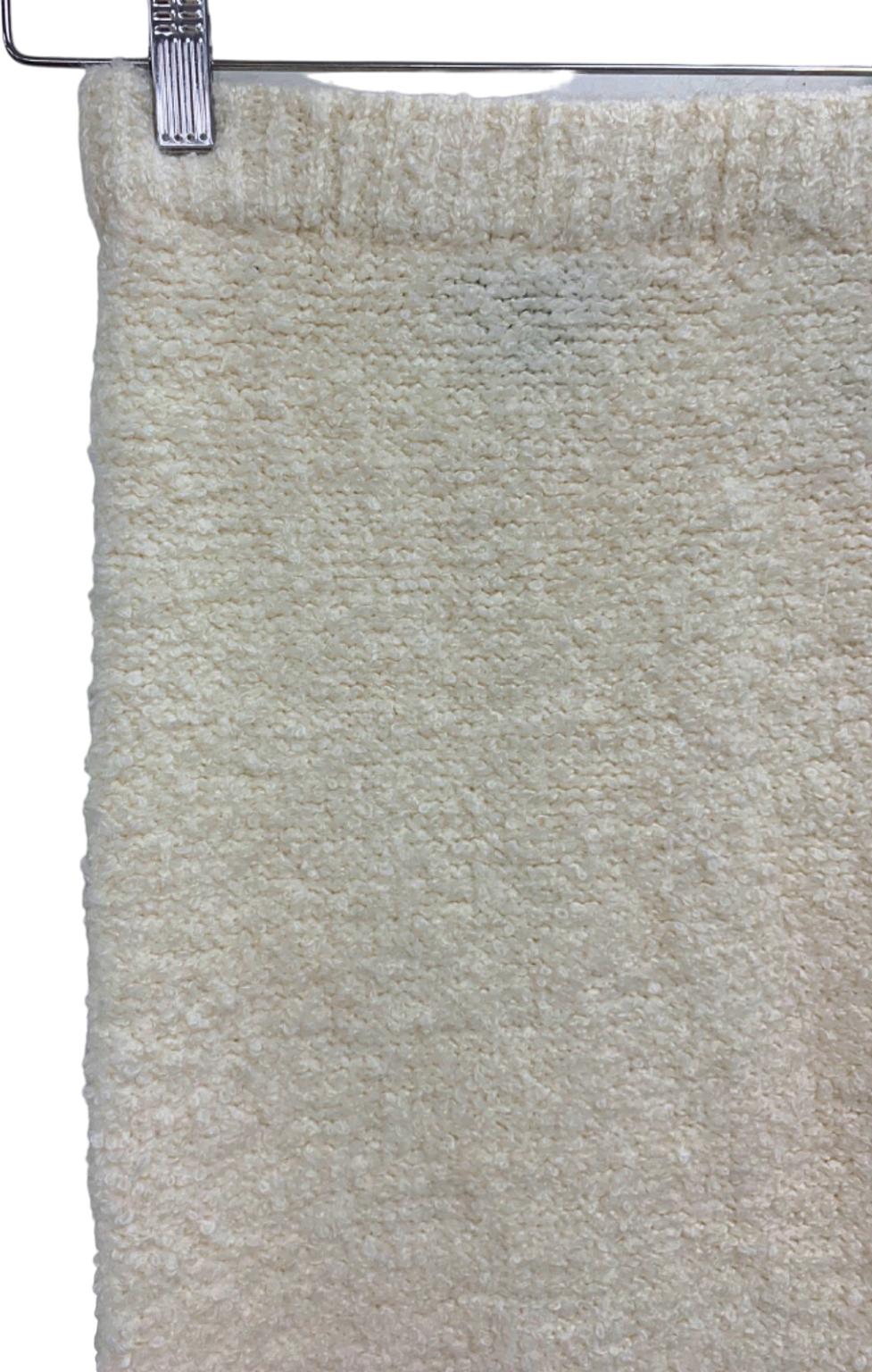 Pretty Little Thing Cream Knitted Midi Skirt UK XS