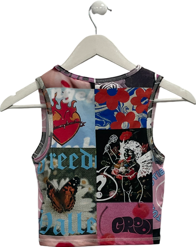 Urban Outfitters Multicoloured London Collage Print UK XS