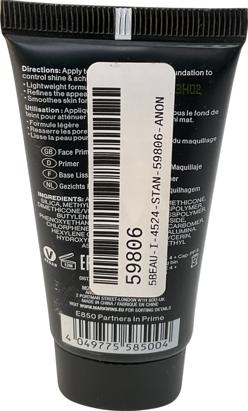 Wet n Wild Matte Mat Face Primer 25ml