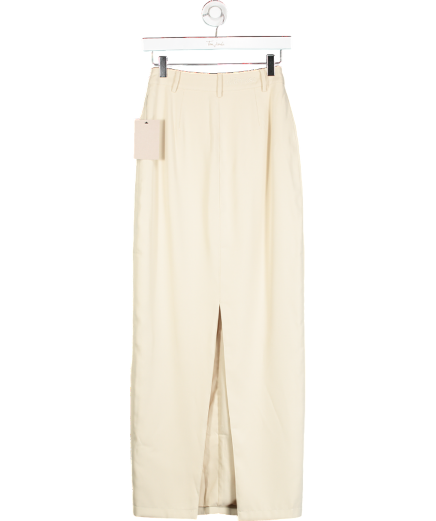 OddMuse Beige The Ultimate Muse Maxi Skirt UK S