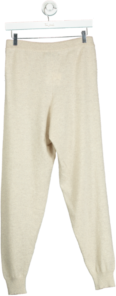 Lucy Nagle Beige X The Fashion Bug Cashmere Blend Lounge Pants UK S