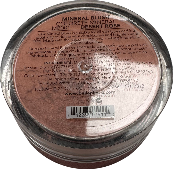 Bella Pierre Mineral Blush Desert Rose