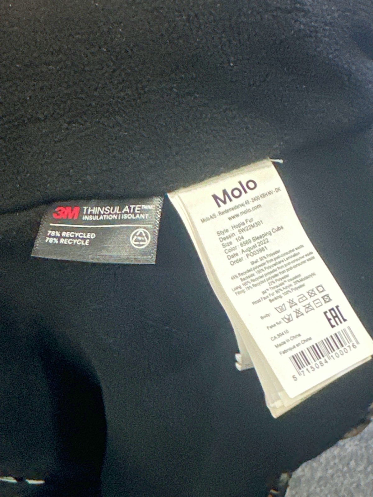 Molo Multicoloured Animal Print Jacket UK 4-5 yrs