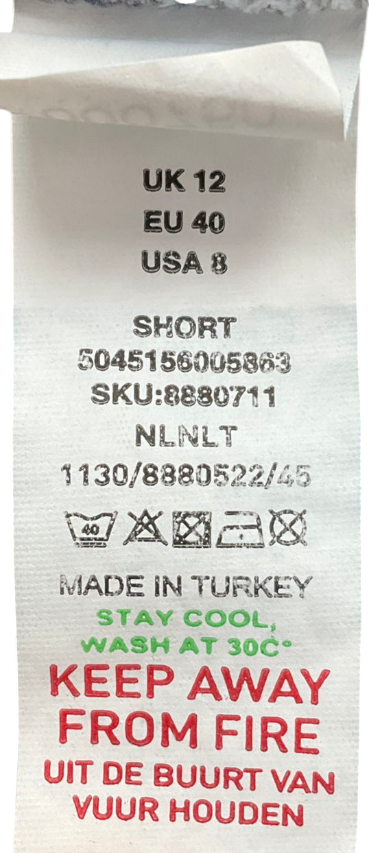 New Look Blue Wide Leg Jeans UK 12