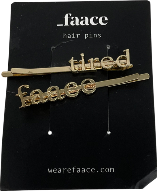 wearefaace Metallic Tired Face Hair Clips