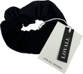Lovall Black Hair Scrunchie One Size