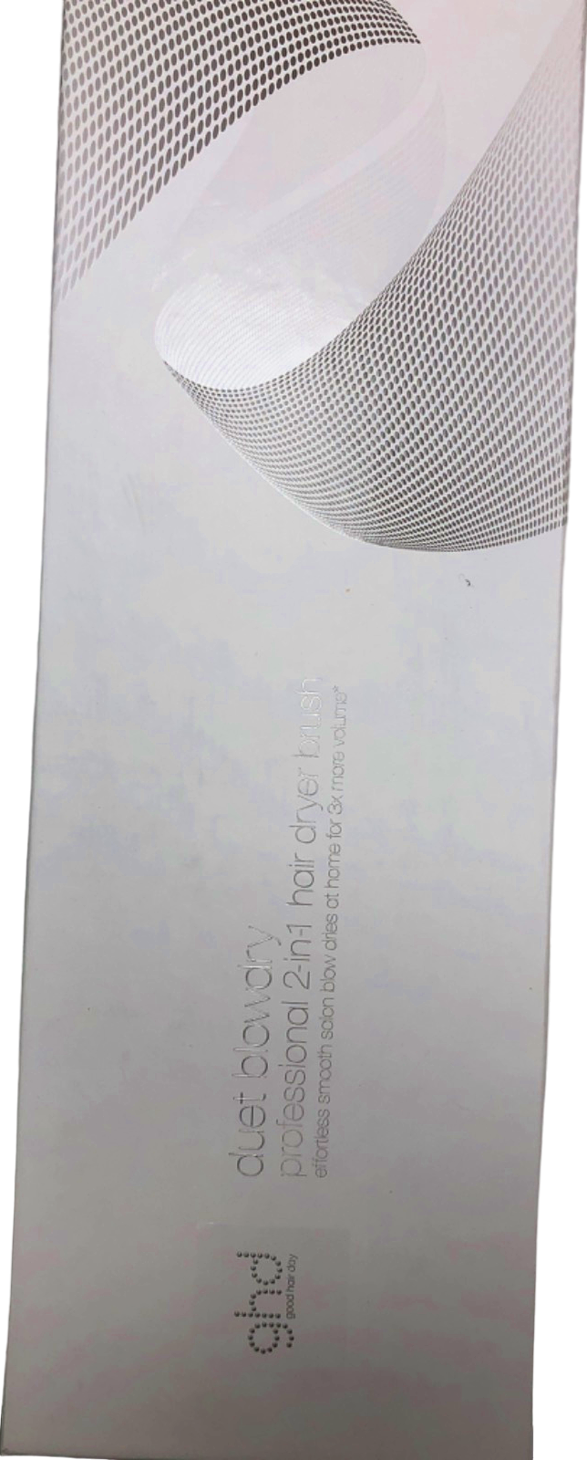 GHD White Duet 2-in-1 Ceramic Hot Hair Styler - White