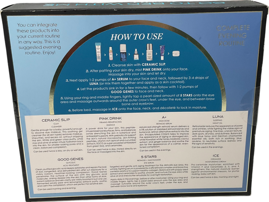 Sunday Riley Complete Evening Routine gift set