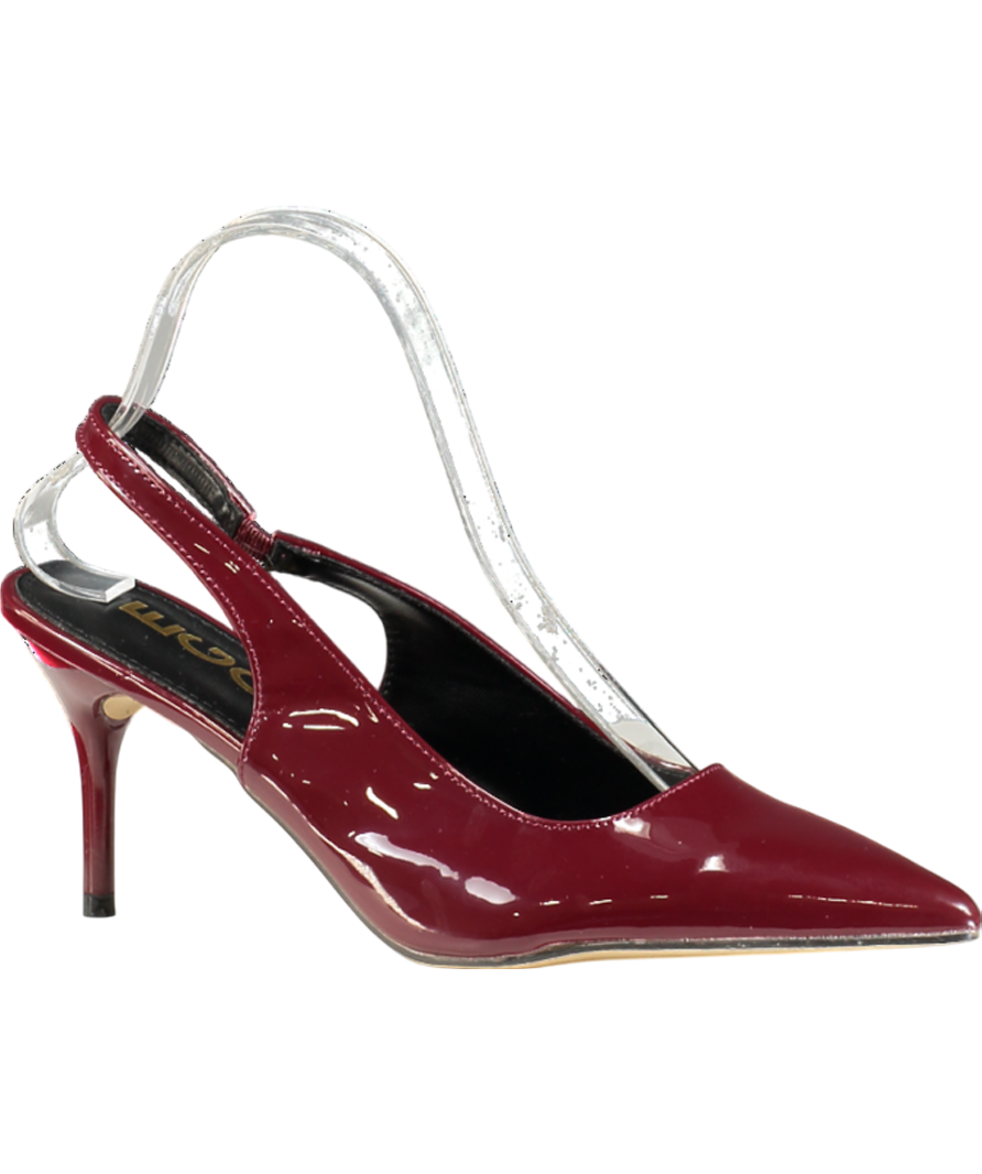 Ego Red Seymore Pointed Slingback Court Heel UK 6 EU 39 👠