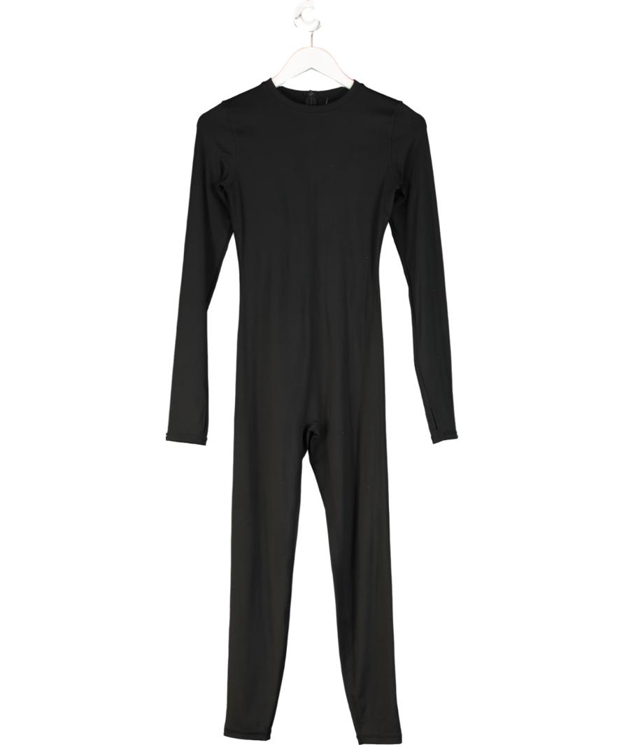 Adanola Black Ultimate Long Sleeve Unitard UK S