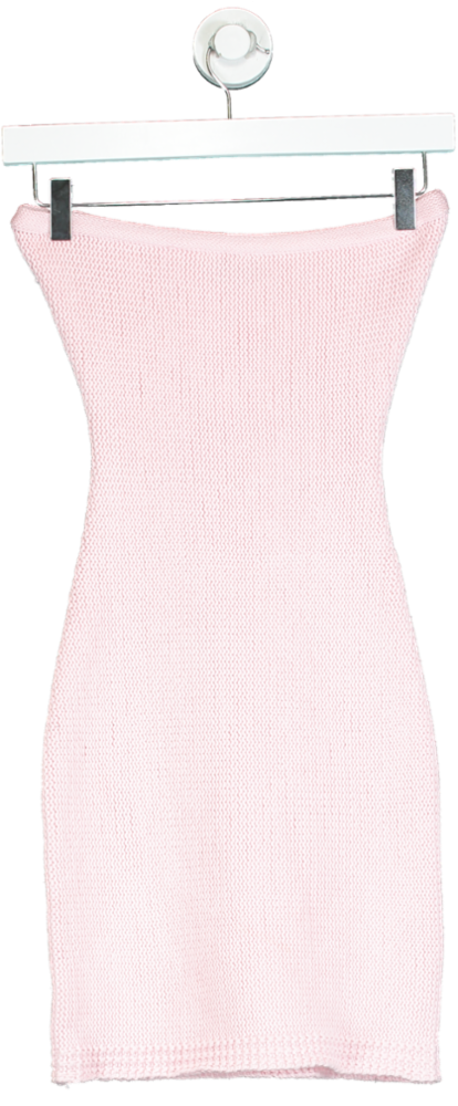 White Fox Pink Knitted Dress XXS