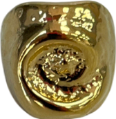 pilgrim Metallic Sea Ring Gold-plated - Size M