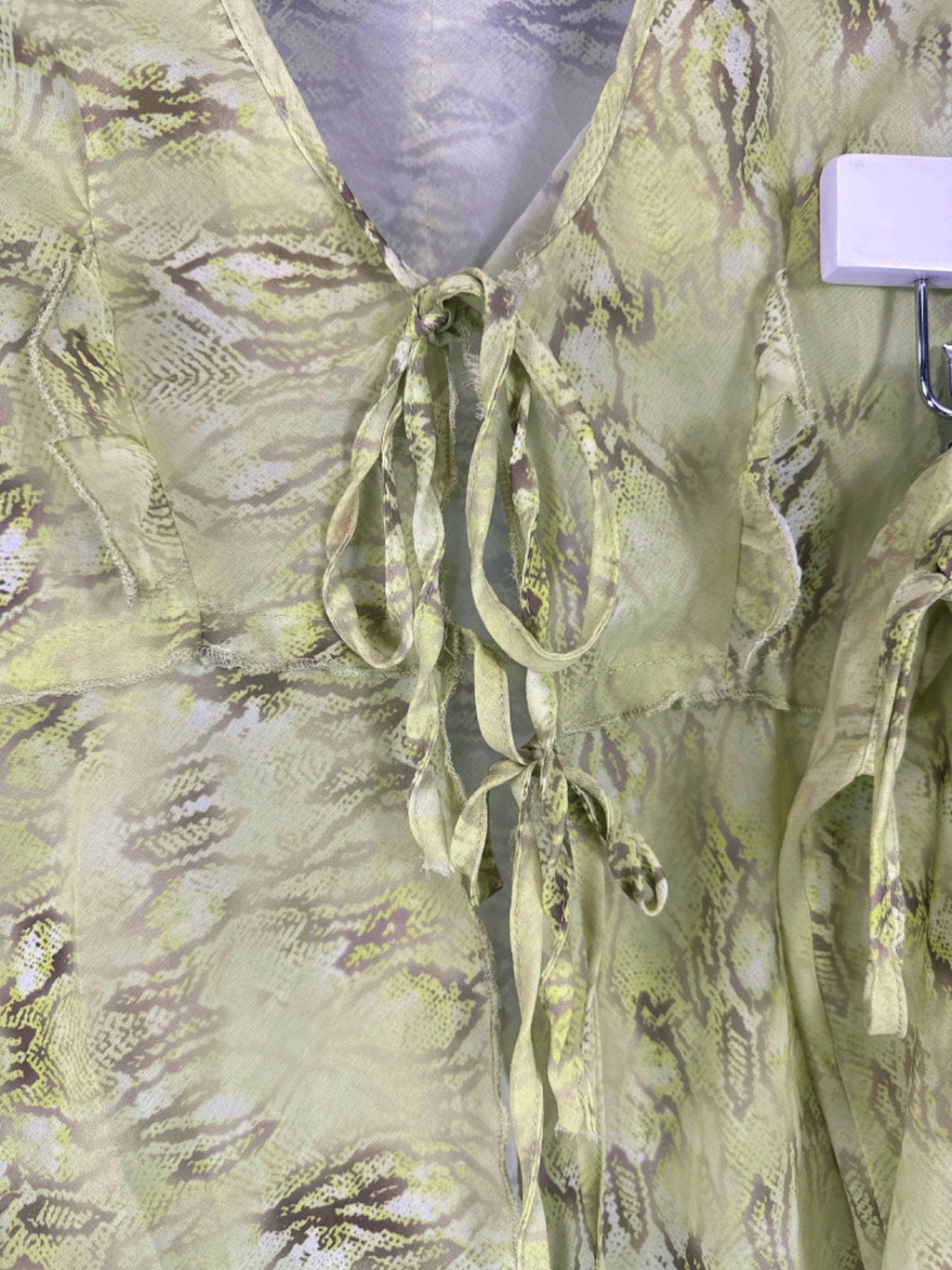 Unbranded Green Patterned Two-Piece Set UK M