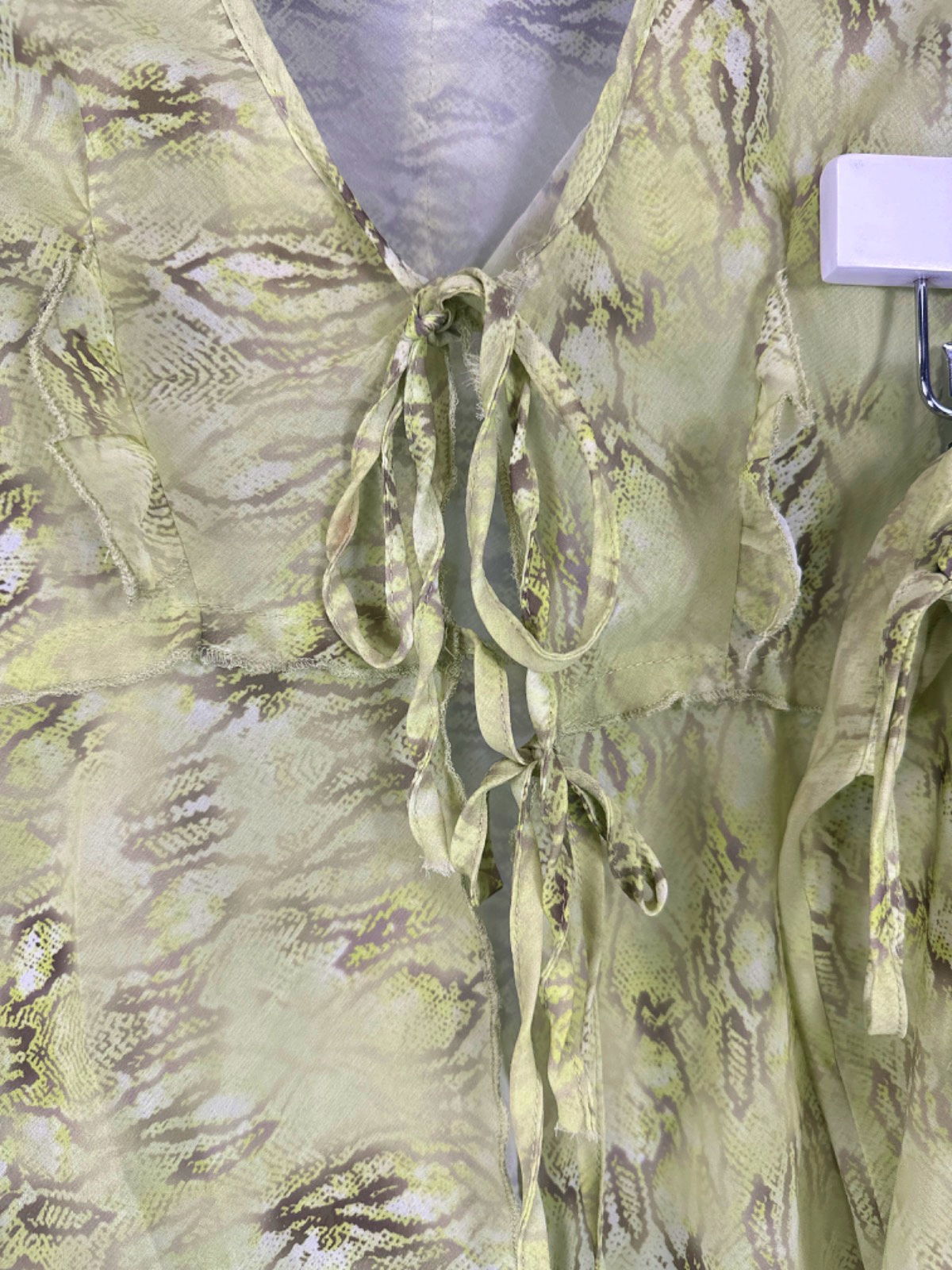 Unbranded Green Patterned Two-Piece Set UK M