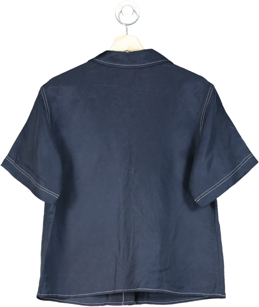 Sancia Navy Shirt UK S