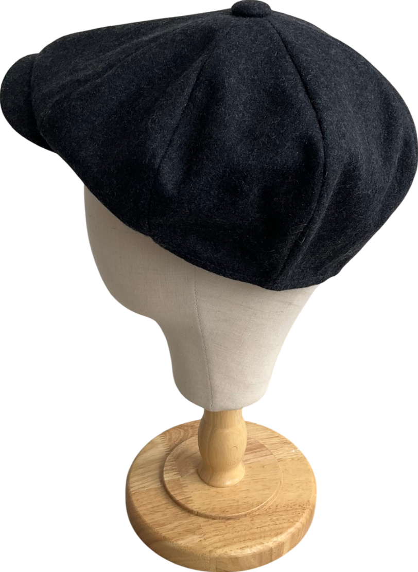 M&S Grey X Ian Wright Wool Blend Flat Cap UK S/M