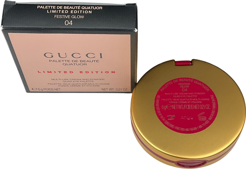 Gucci Palette De Beauté Quatuor Eyeshadow Palette Limited-edition 04 Festive Glow 6g