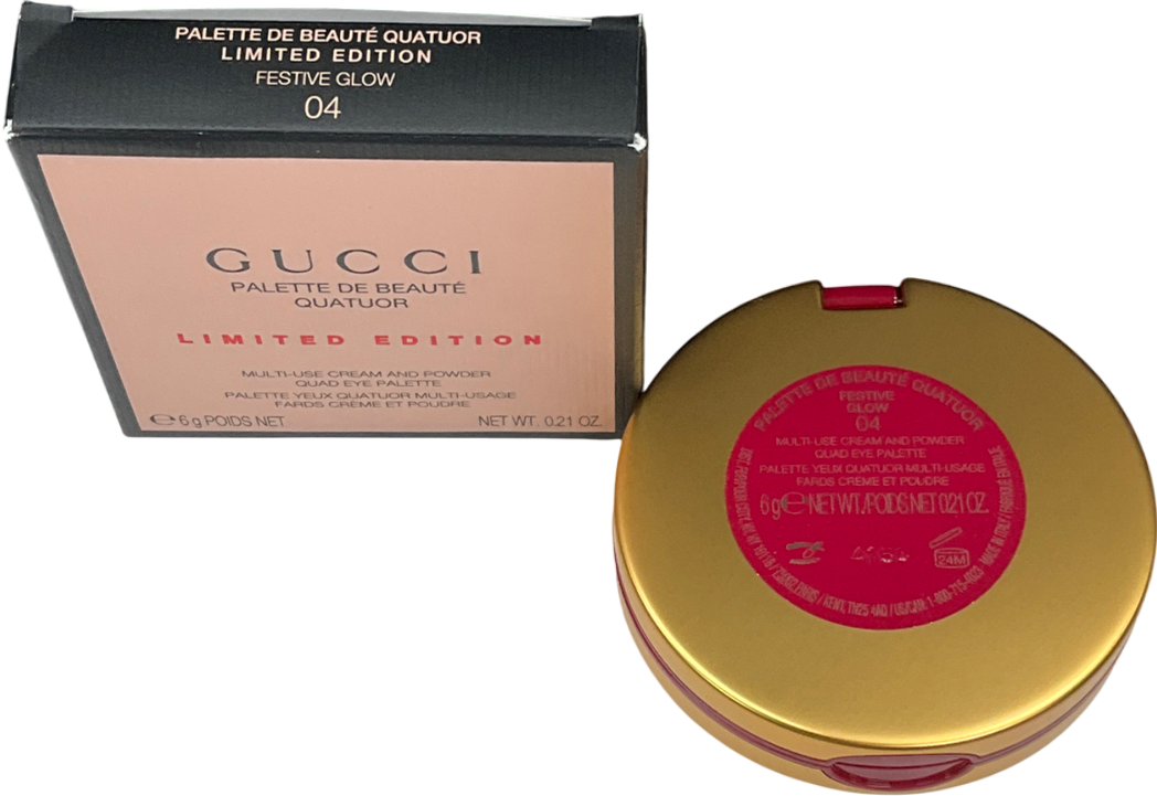 Gucci Palette De Beauté Quatuor Eyeshadow Palette Limited-edition 04 Festive Glow 6g