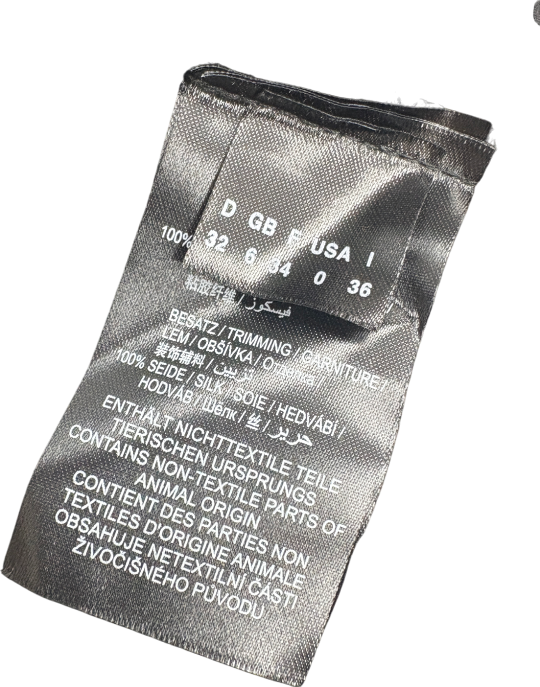 Set Black Zoey 100% Silk Button T-shirt UK 4