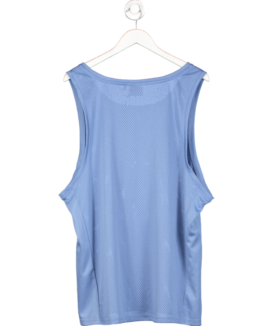 newera Blue Arch Logo Mesh Tank Top UK XL