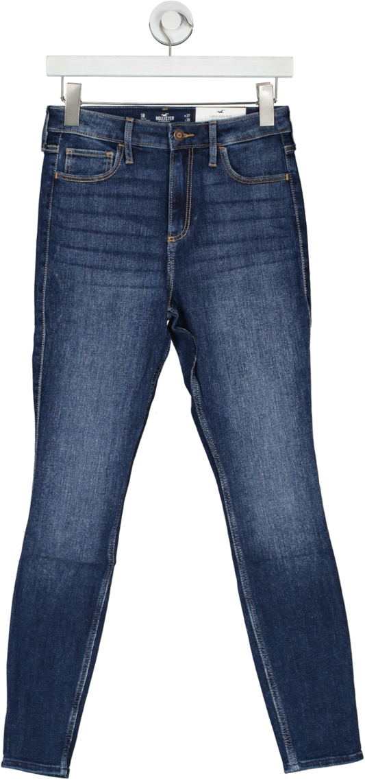 Hollister Blue Curvy High-rise Super Skinny Jeans W27