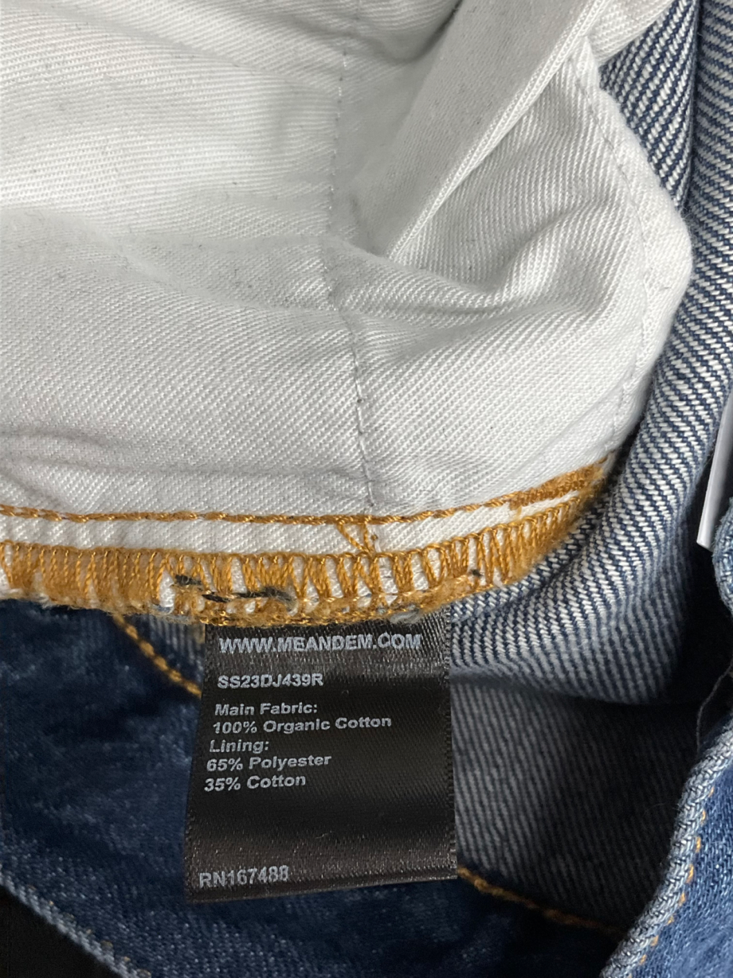 ME+EM Blue Wide Leg Jeans Size W28