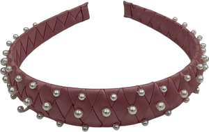 Pink Pearl Headband One Size