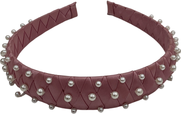 Pink Pearl Headband One Size