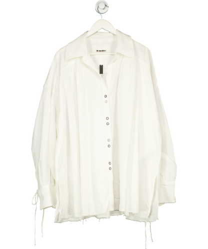 Free People We The Free White Saltwater Shirt UK XL