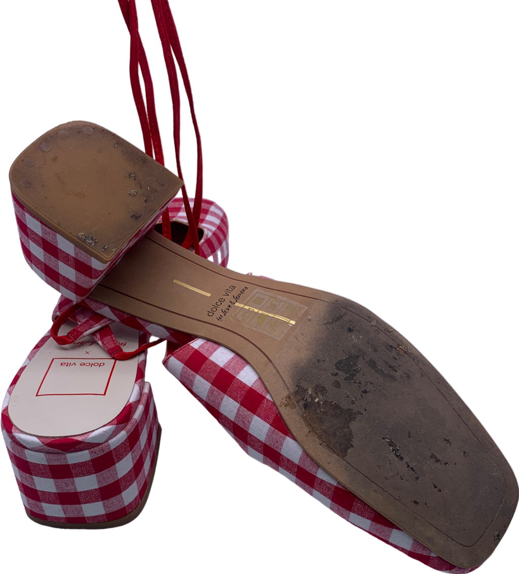 dolce vita Red Loise Heels UK 8.5 EU 41.5 👠