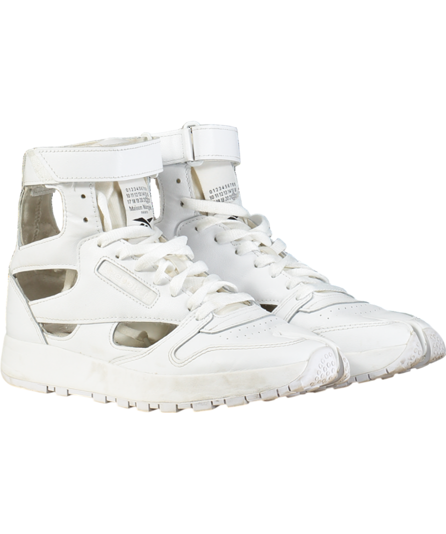 Maison Margiela White X Reebok Classic Leather Tabi High Sneaker UK 7 EU 40 👠