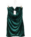 Bardot Green Claudette Mini Dress UK 10