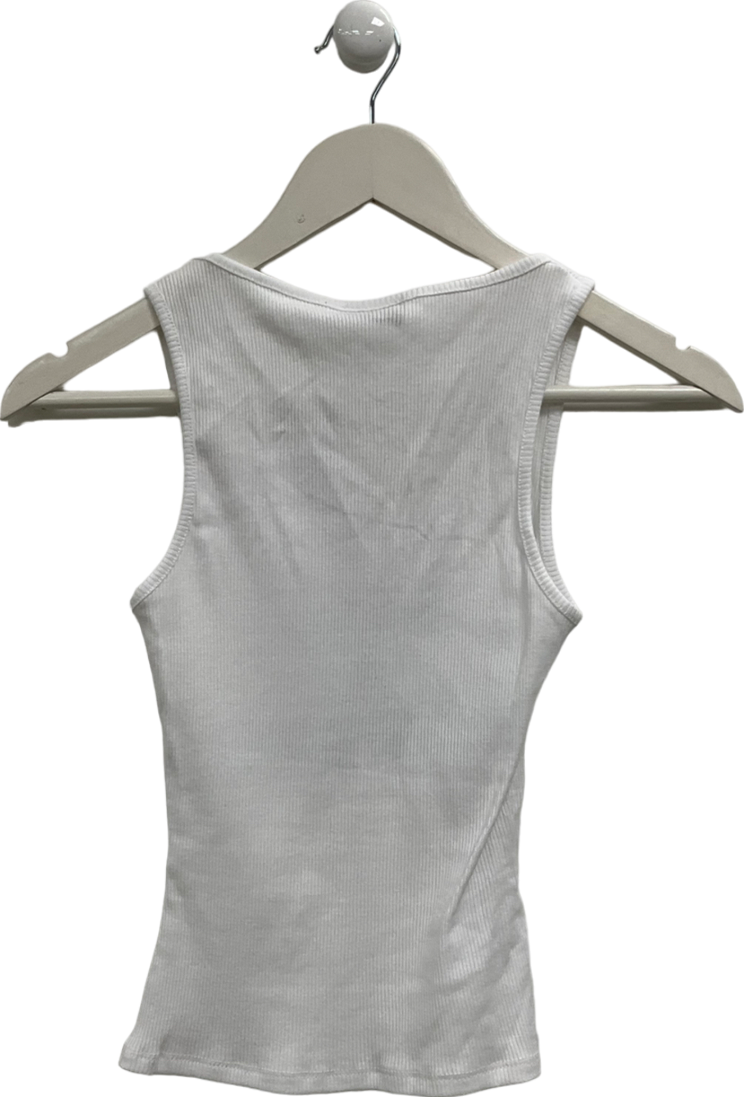 ASOS White Canotta Bianca Con Stampa “kiss A Cowboy" One Size