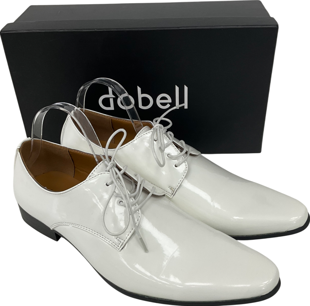 Dobell White Patent Dress Shoes UK 11 EU 45 👞