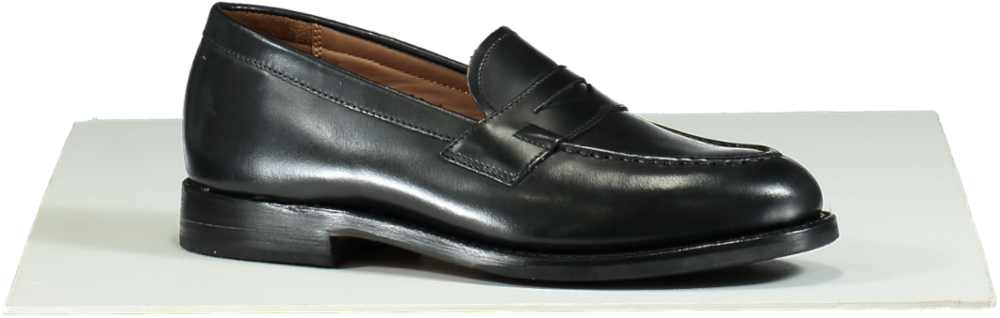 Grenson Black Leather fleur Loafers UK 4 EU 37