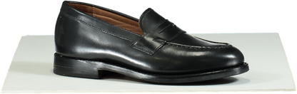 Grenson Black Leather fleur Loafers UK 4 EU 37