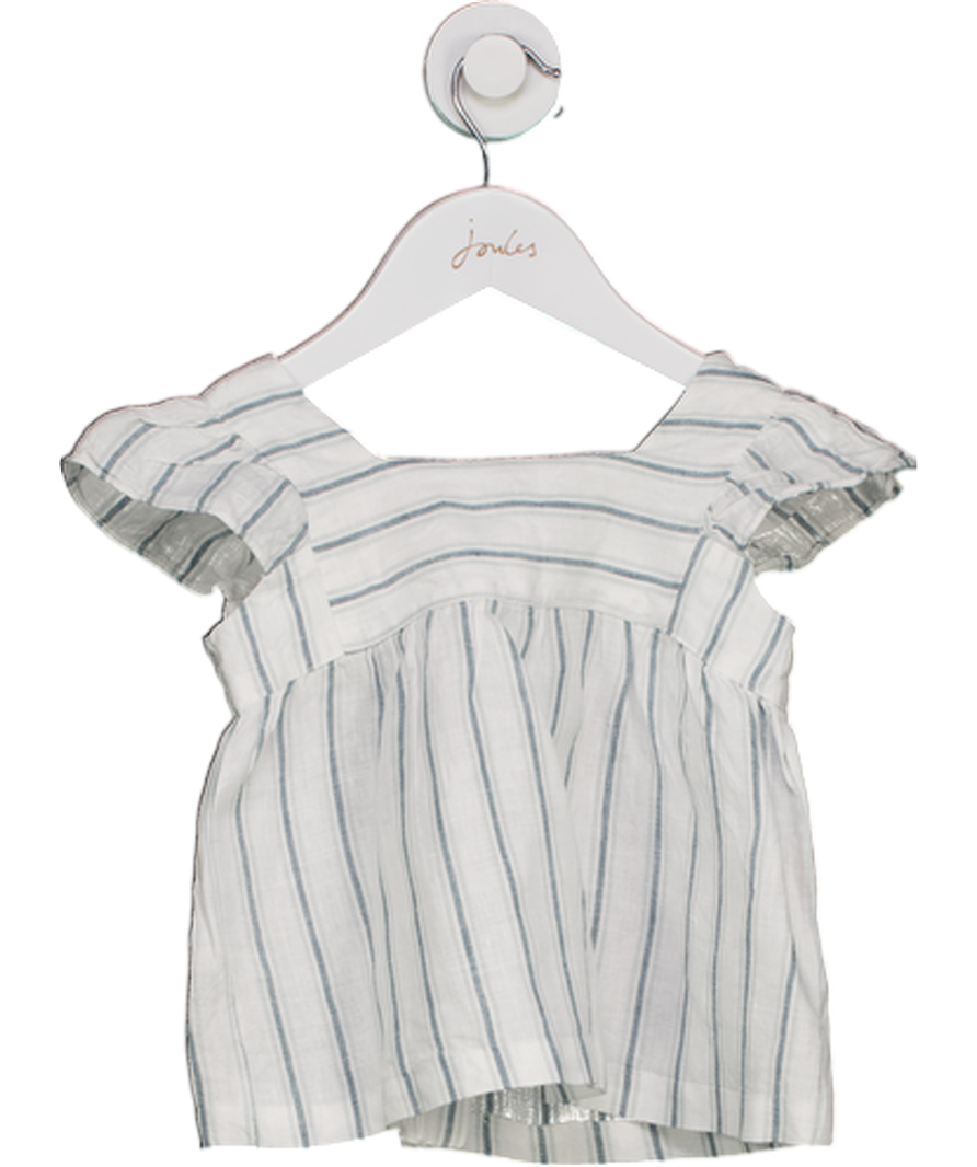 GOCCO White Striped Linen Top 3 Years