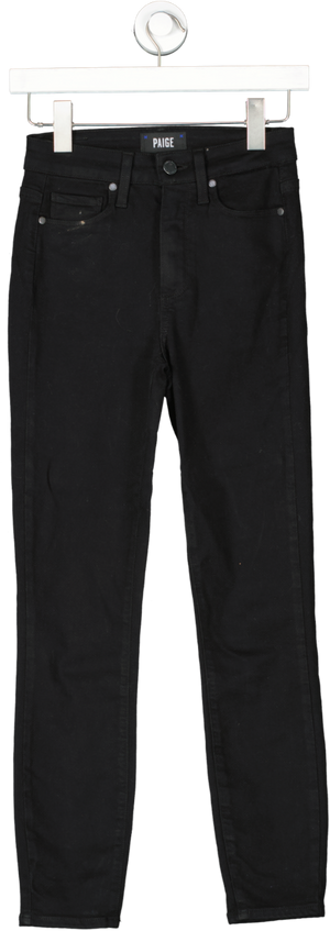 PAIGE Black Margot Ultra Skinny High Waisted Jeans UK XS