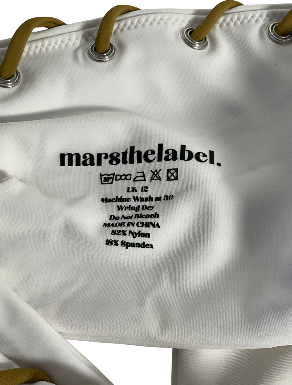 marsthelabel White The Alexis Top UK 12