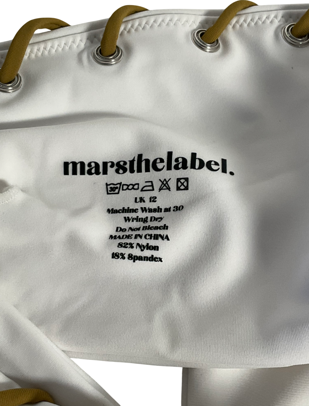 marsthelabel White The Alexis Top UK 12