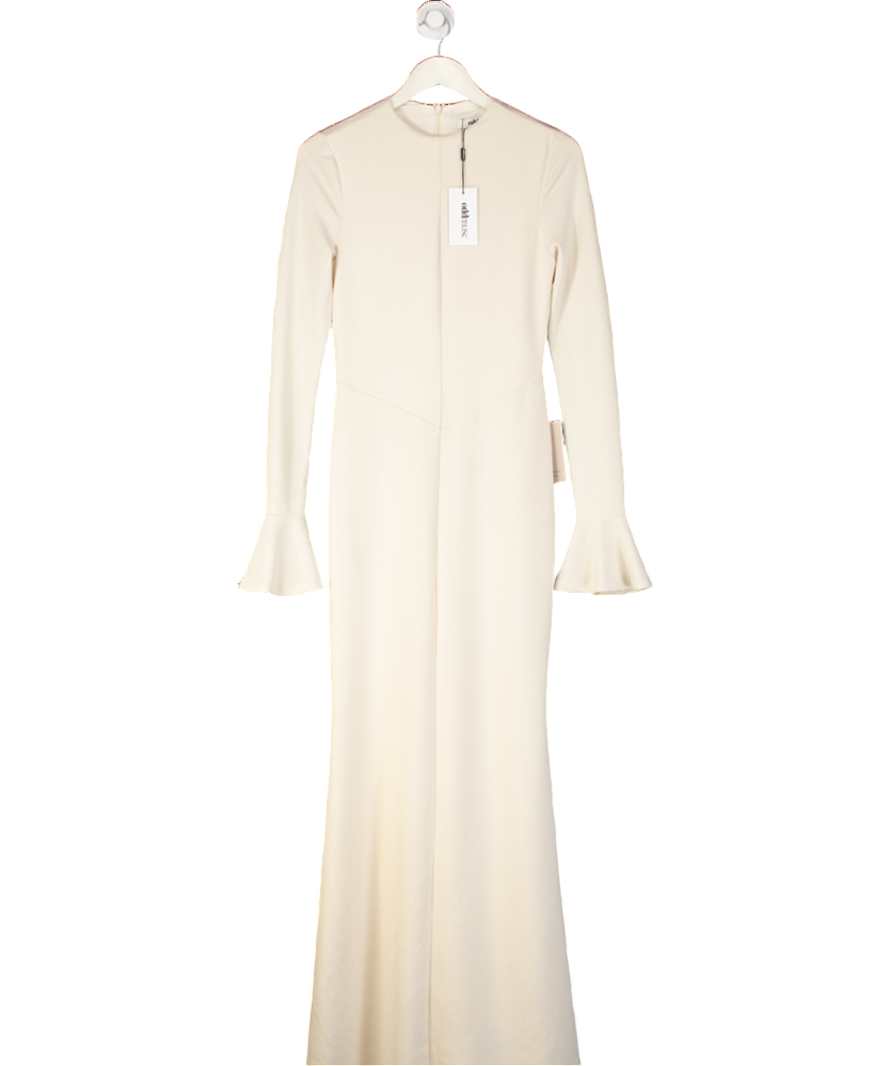 OddMuse Cream The Ultimate Muse Knitted Long Sleeve Maxi Dress UK M