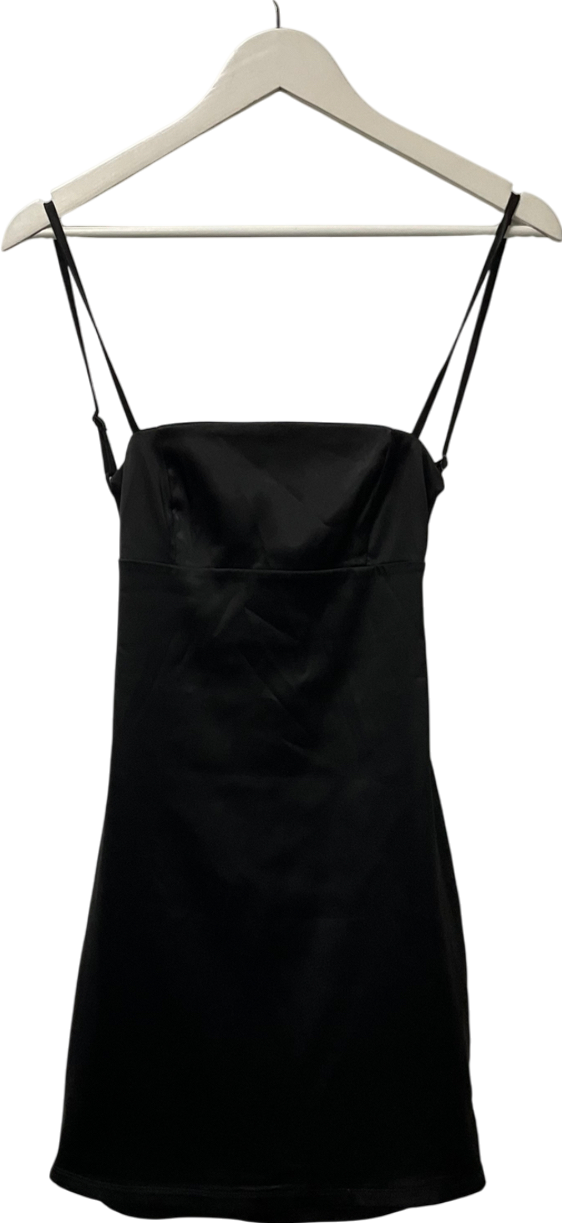 White Fox Black Call Me When You Want It Mini Dress UK S