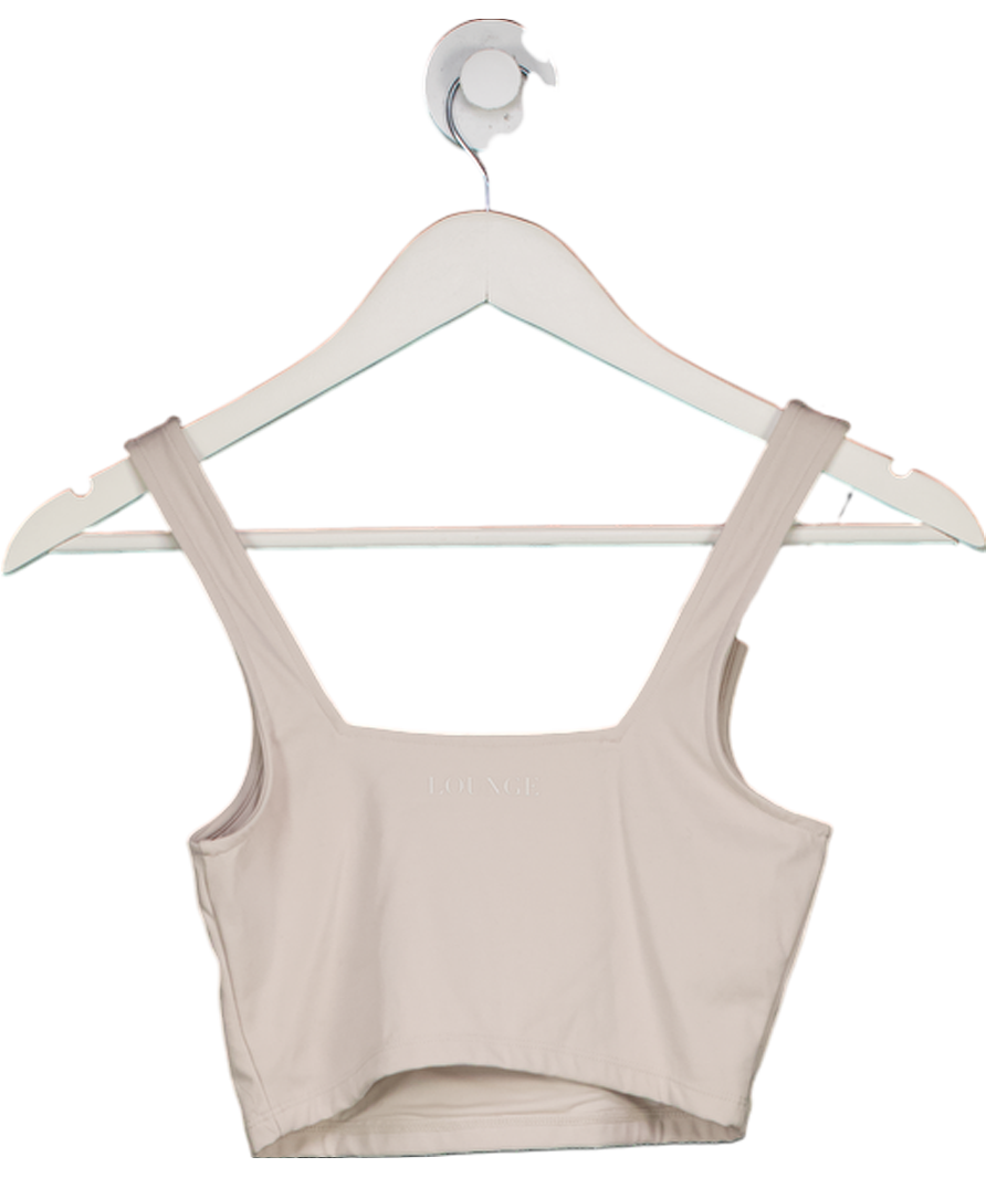Lounge Underwear Cream Crop Top UK XS